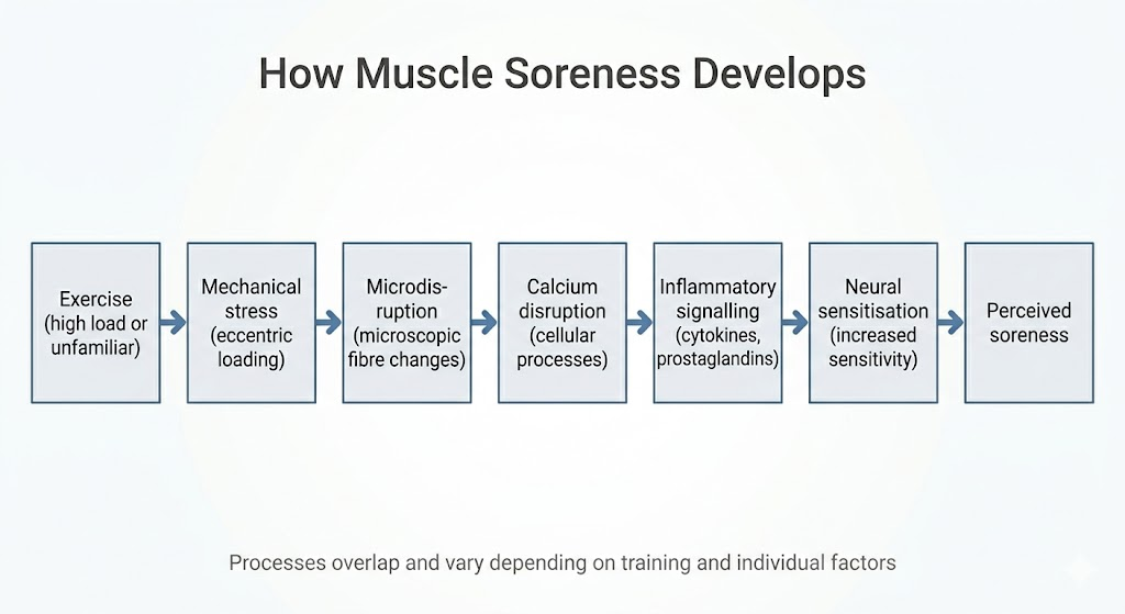 Soreness equals muscle growth
